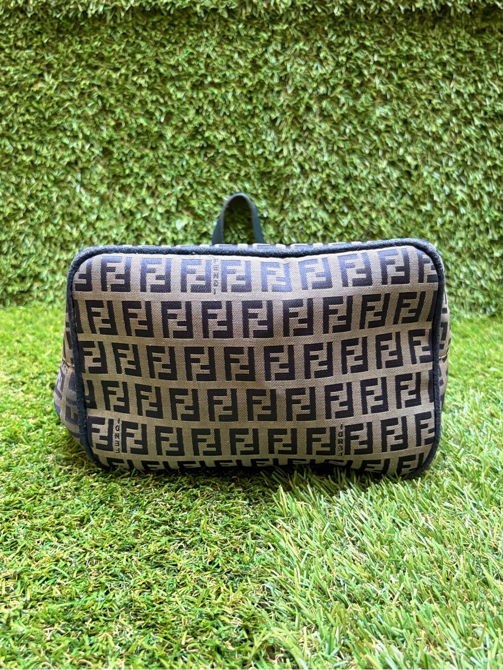 Vintage Fendi Zucca Monogram Canvas Hobo Shoulder Bag - Picture 4 of 16